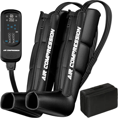 Compression Recovery Boots Designed for Active Recovery, Cordless Design, 4-6 Air Chambers, Rechargeable Battery