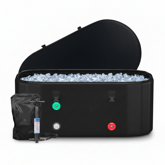 Cold Plunge Tub Designed for Recovery Therapy, 216 Gallon Capacity, Multi-Layer Construction, Insulated Lid