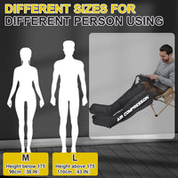 Air Compression Therapy System, Leg Massager for Pain and Circulation, Full Leg Recovery Boots Cordless Air Compression Boots, Fast Recovery Therapy for Athletes, M