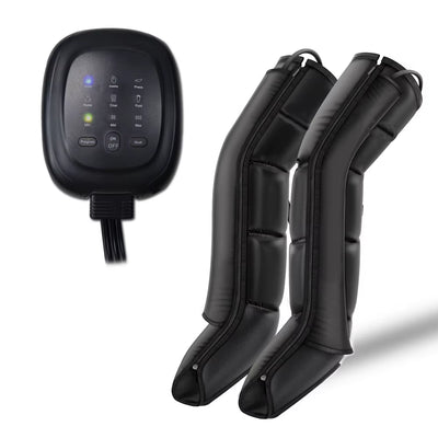 Air Compression Leg Recovery System Built for Full-Leg Support, 4 Airbag Chambers, Digital Controls, 8 Intensities