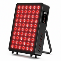 Red Light Therapy Panel Designed for Daily Use, 660nm & 850nm Wavelengths, 60 Dual Chip LEDs, Adjustable Stand